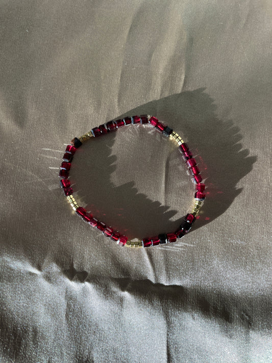 4mm Passionate Garnet bracelet