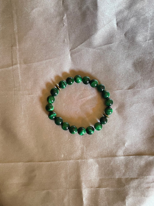 10mm Green Tiger’s Eye bracelet