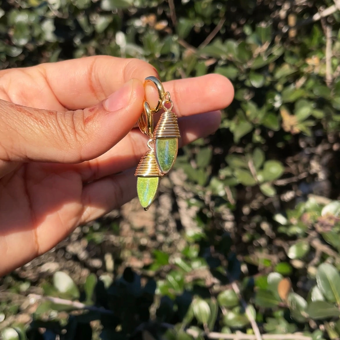 Iridescence earrings
