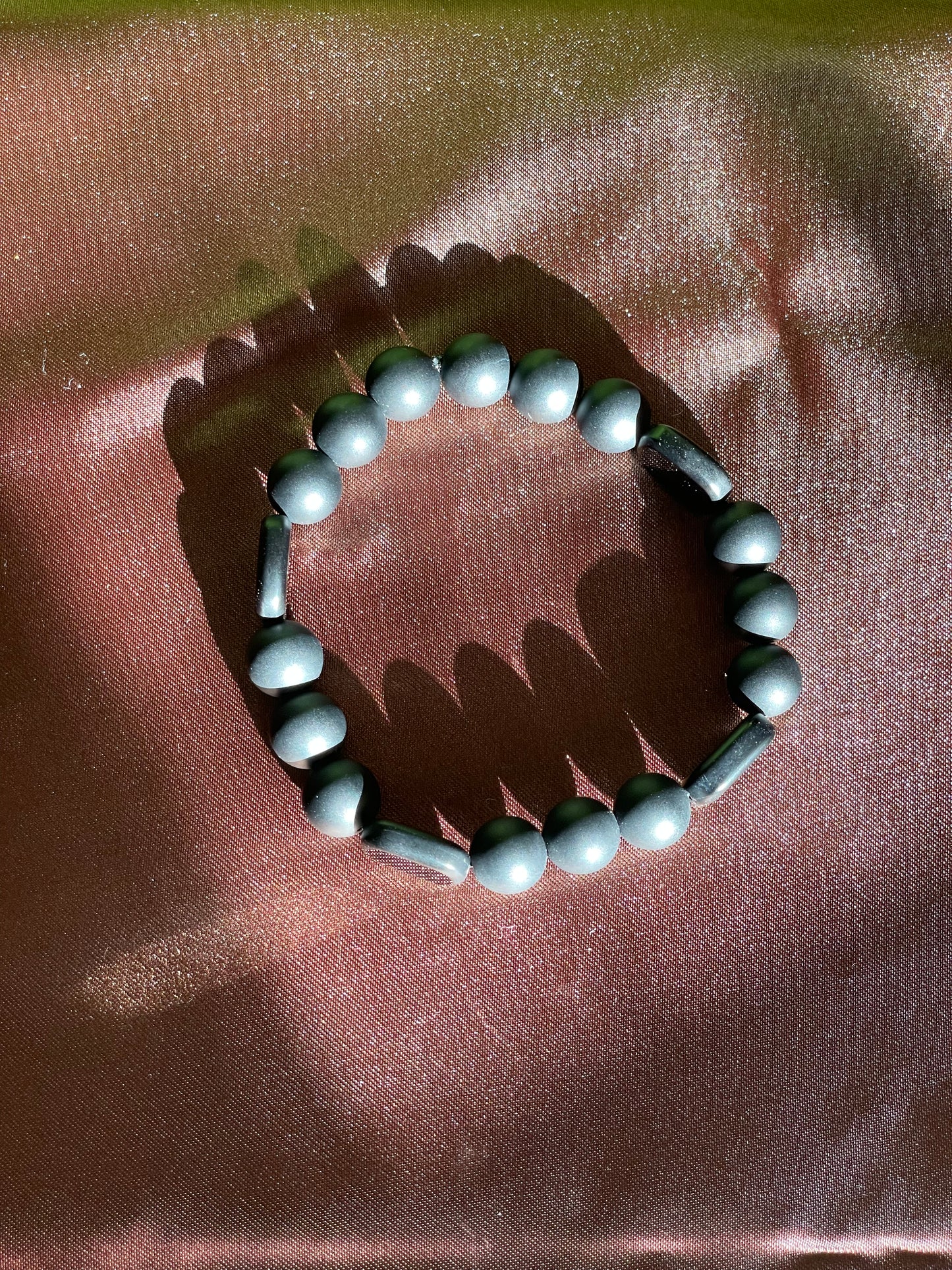 Black Onyx & Square Bracelet