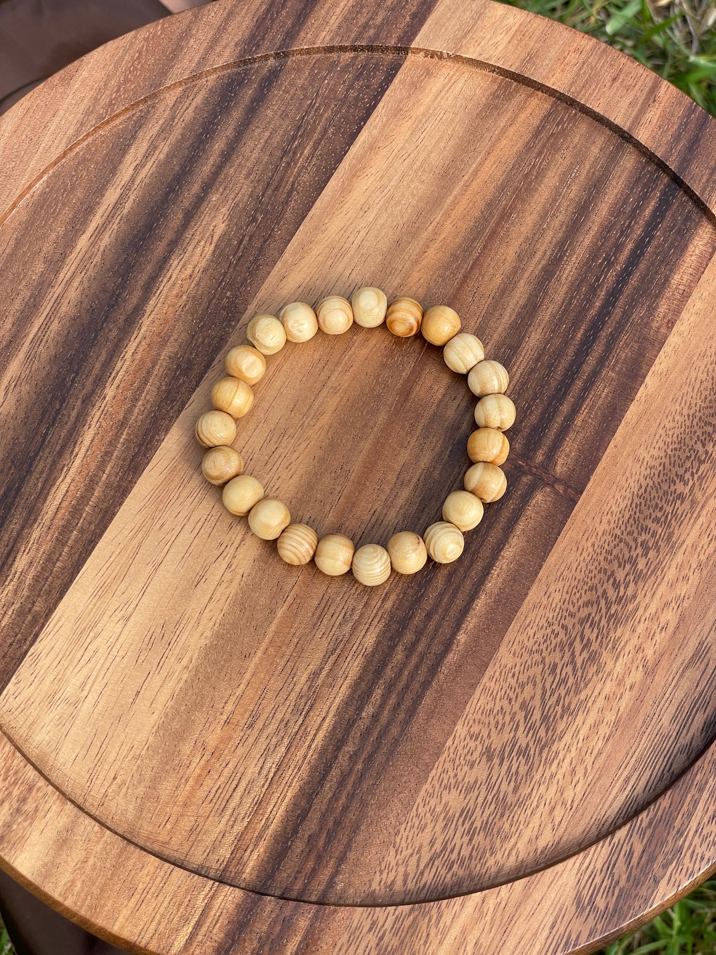 Beige Wooded Bracelet