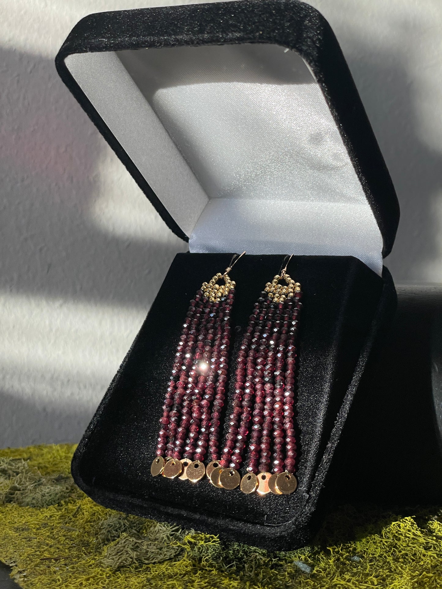 Passionate Garnet Earring