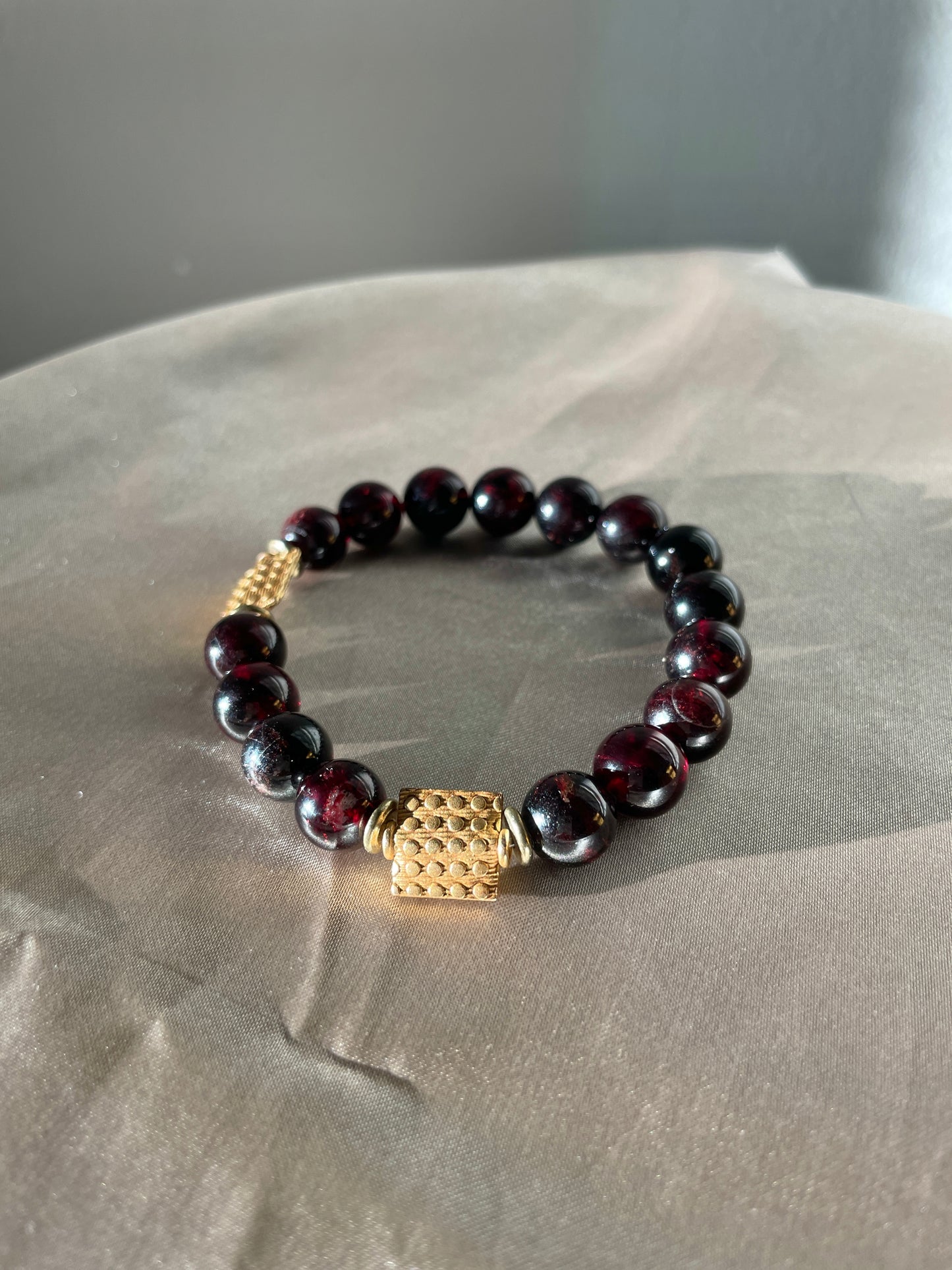 Garnet bracelet