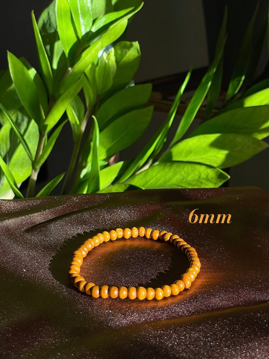 6mm Brown Wooded bracelet
