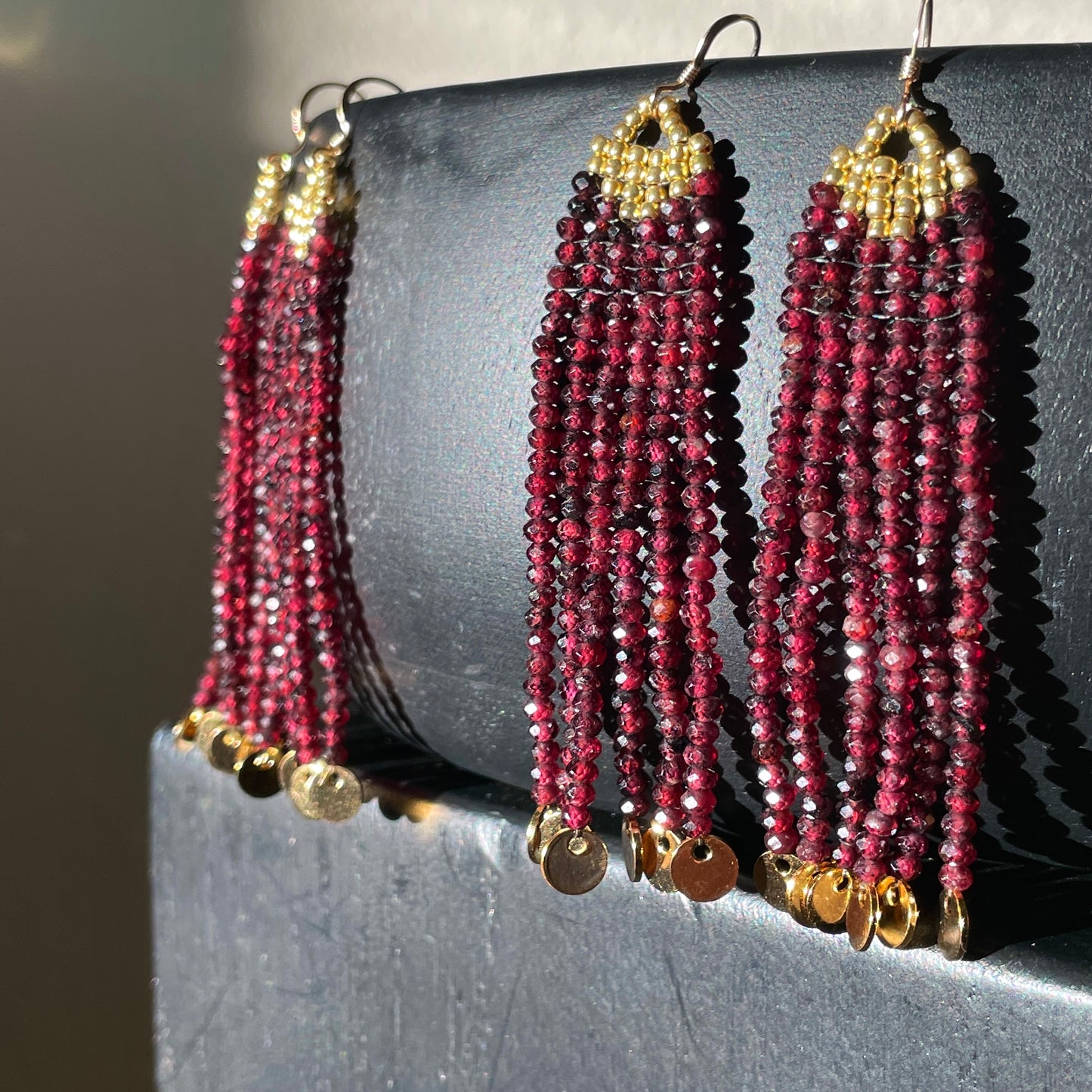 Passionate Garnet Earring