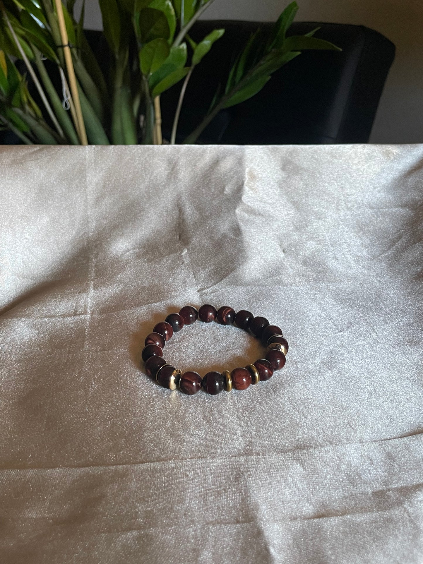 10mm Red Tiger’s Eye Bracelet