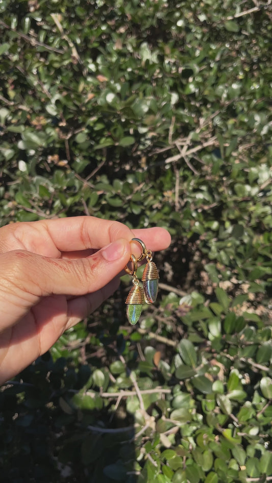 Iridescence earrings